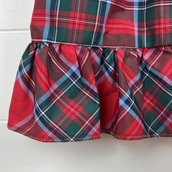 Vineyard Vines Red Plaid Kids Dress - Picture 3 of 6